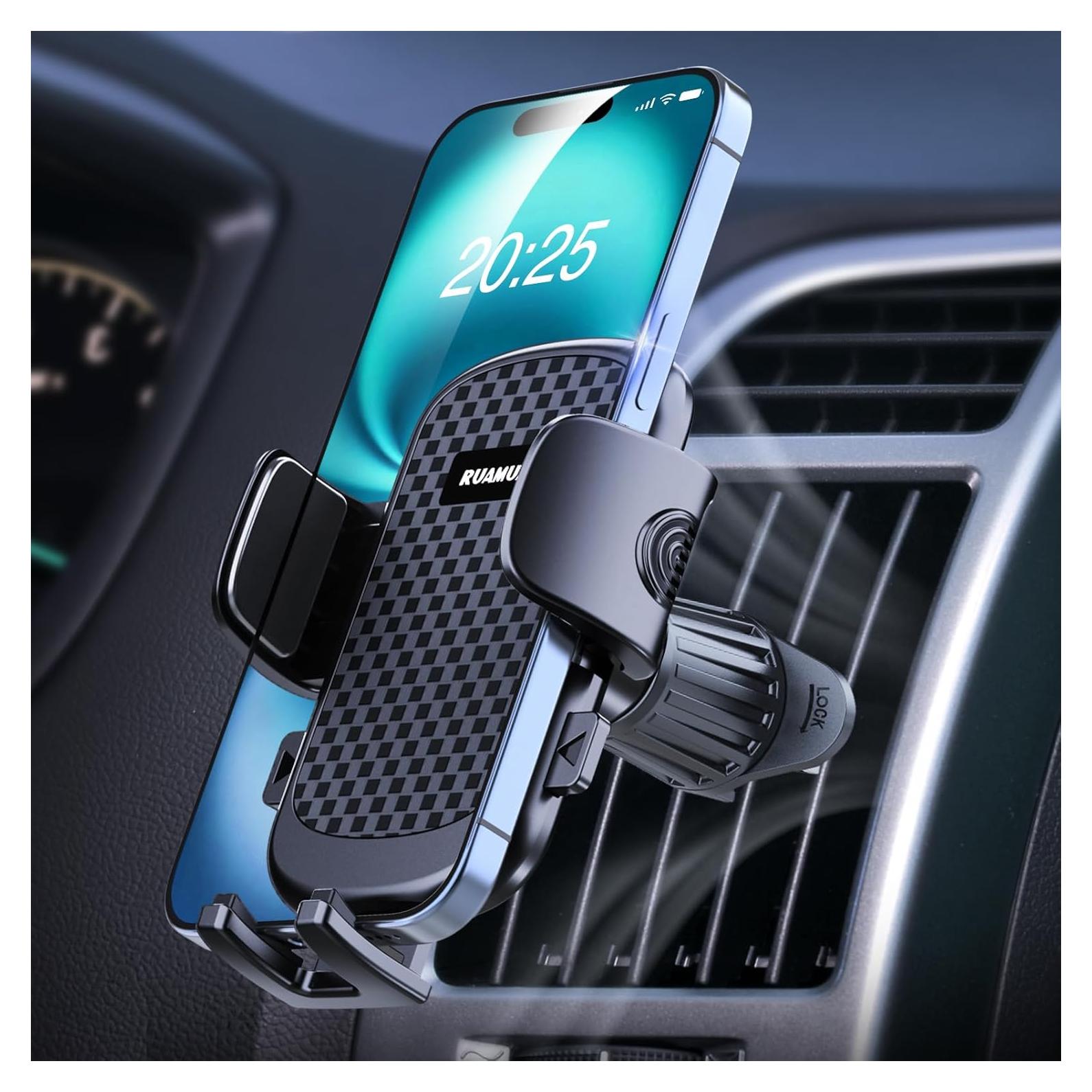 Soporte para Teléfono en Auto RUAMUAFLY 2025 Universal 10-17.8cm