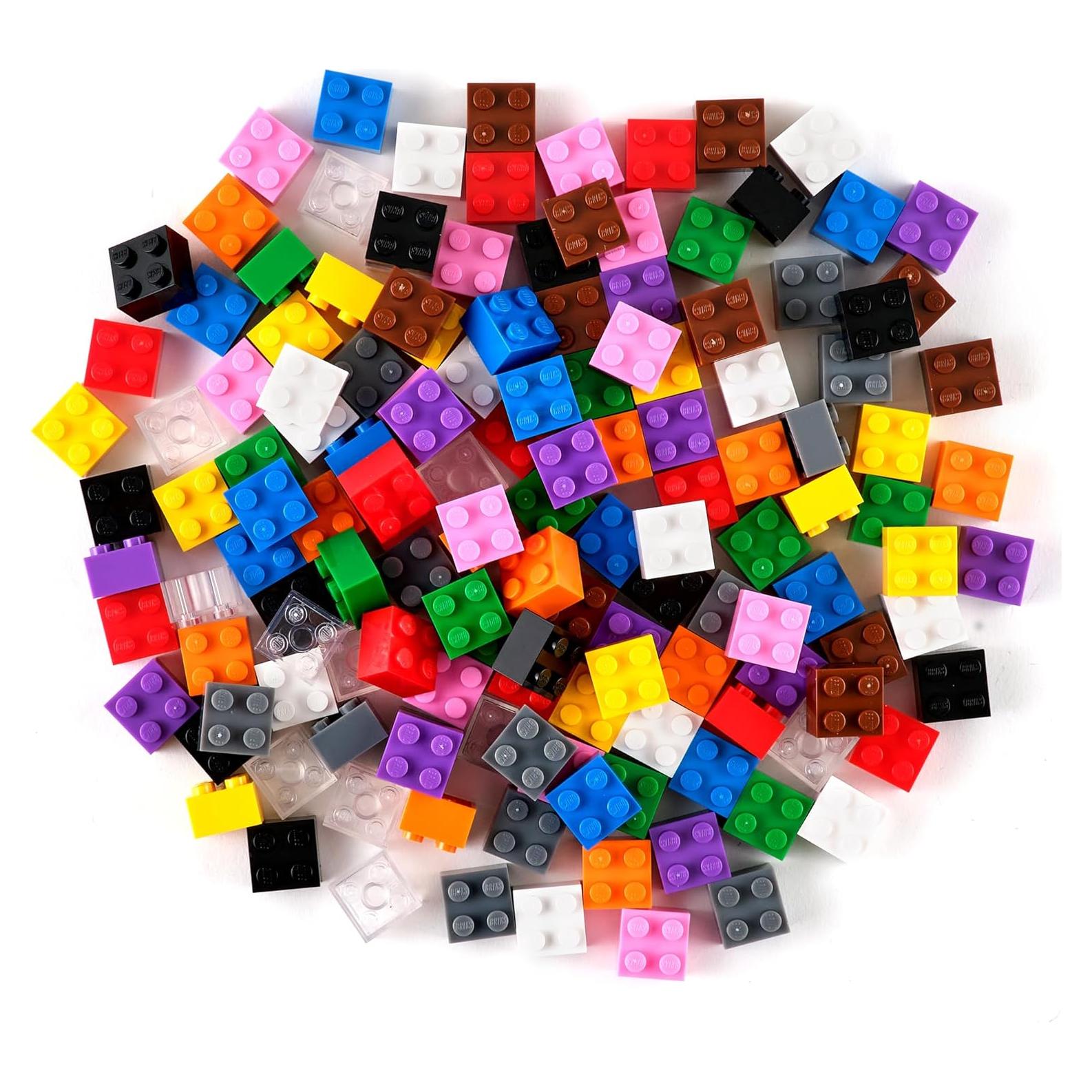 Kit de Bloques de Construcción Strictly Briks - 144 Piezas 2x2 - Multicolor
