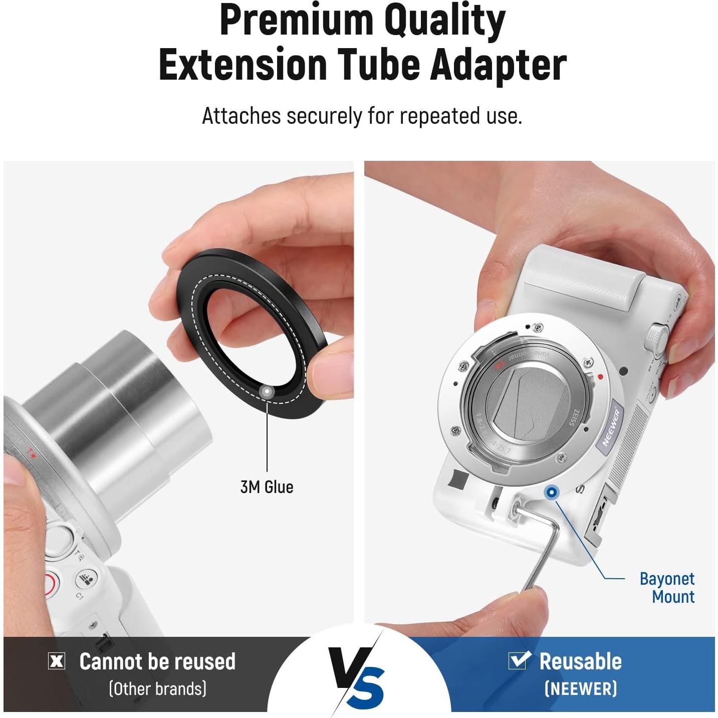 Lente Gran Angular NEEWER 18mm y Filtro ND Variable 52mm