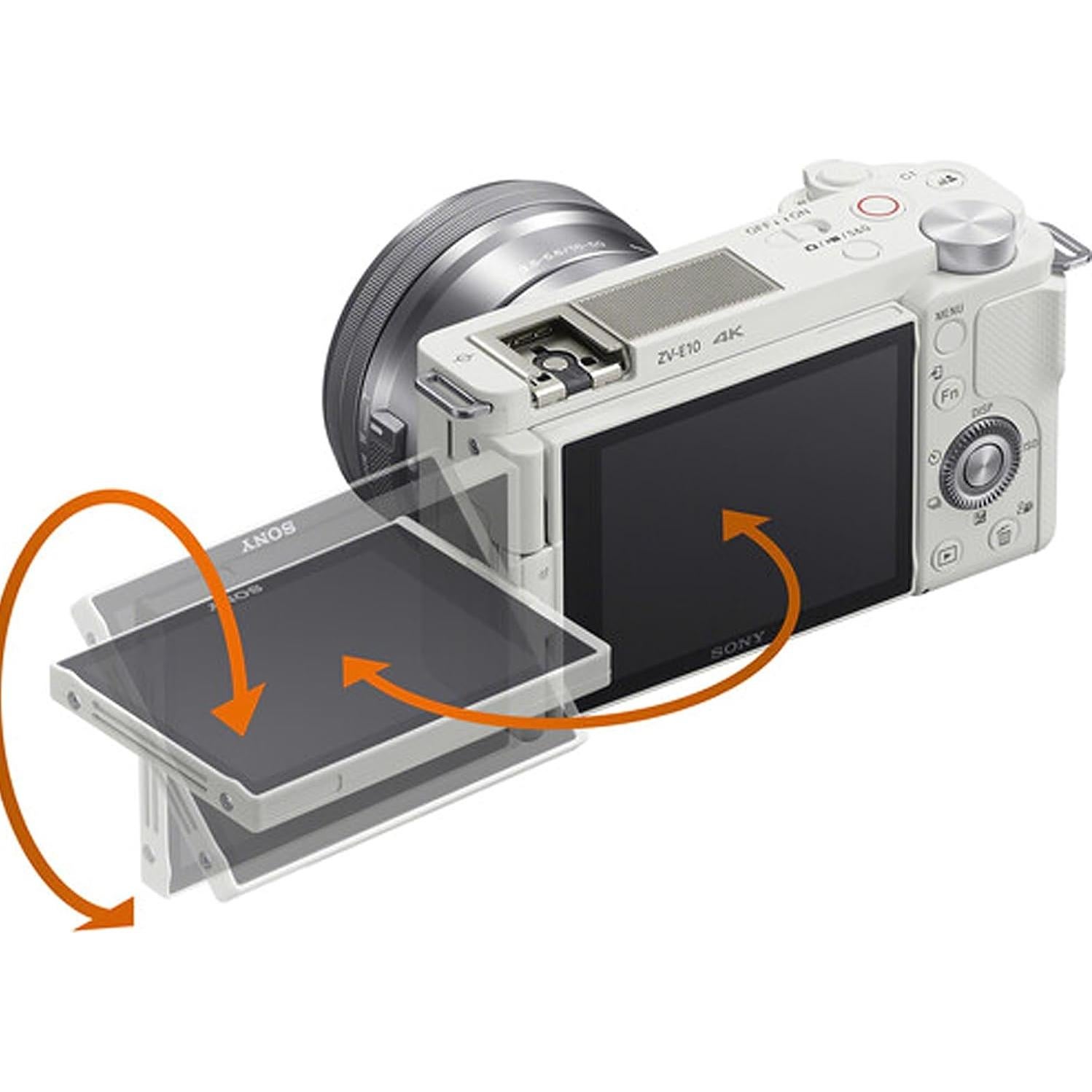 Cámara Sin Espejo Sony ZV-E10 con Lente 16-50mm y Accesorios