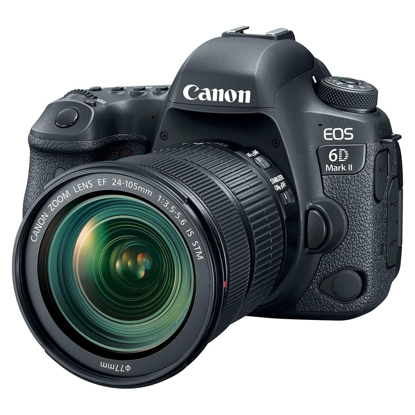 Cámara DSLR Canon EOS 6D Mark II Kit 24-105mm WiFi
