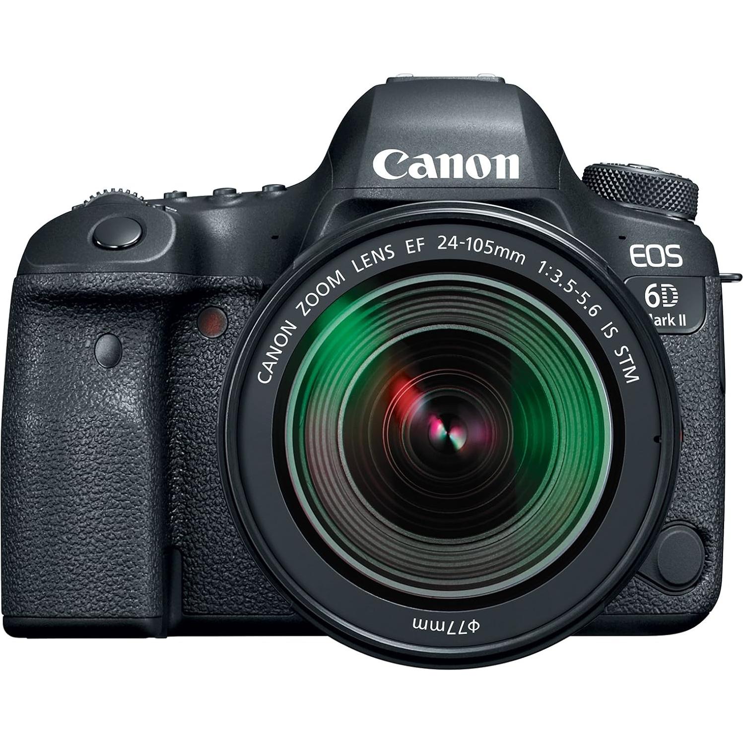 Cámara DSLR Canon EOS 6D Mark II Kit 24-105mm WiFi