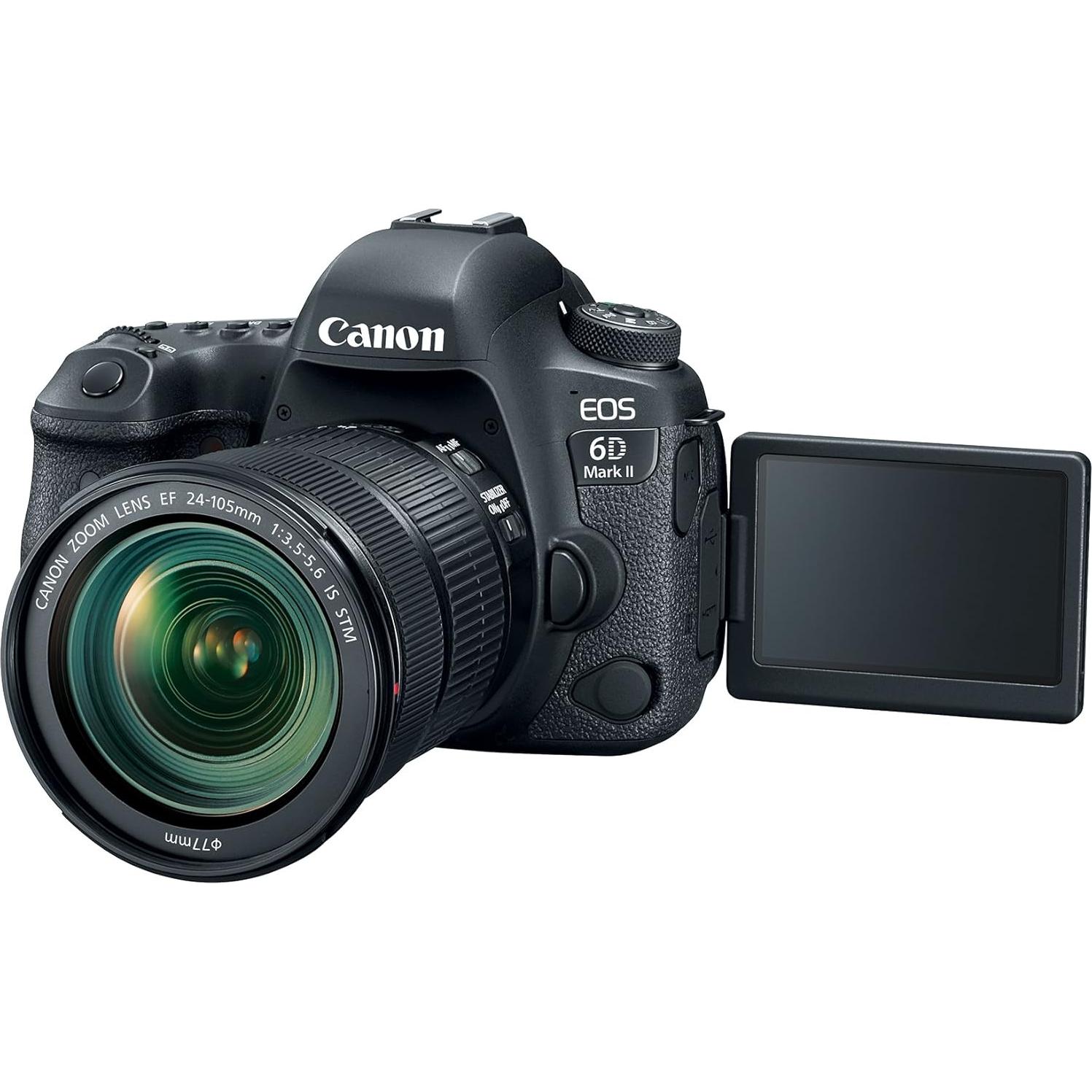 Cámara DSLR Canon EOS 6D Mark II Kit 24-105mm WiFi
