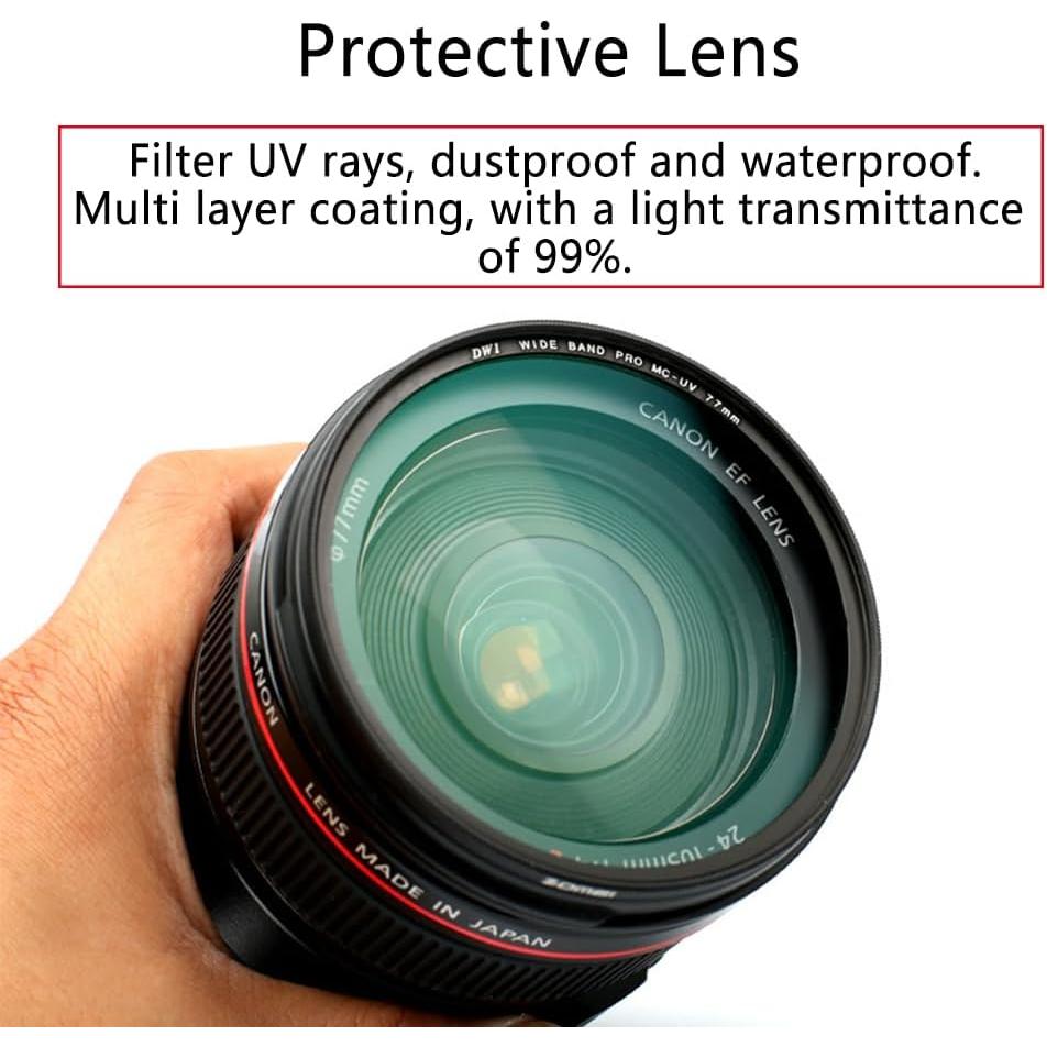 Filtro UV ZOMEI 67mm para Lentes de Cámara DSLR