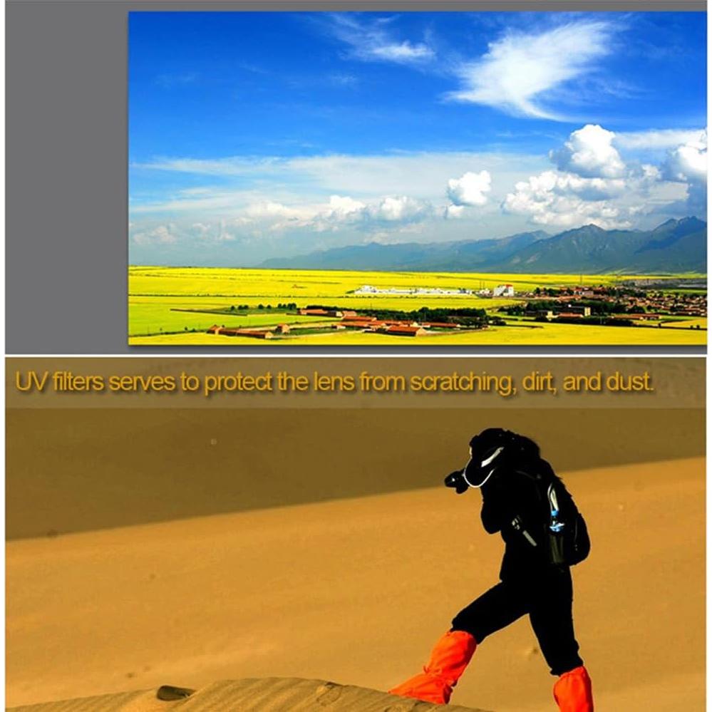 Filtro UV ZOMEI 67mm para Lentes de Cámara DSLR