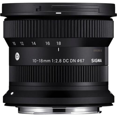 Lente Sigma 10-18mm f/2.8 DC DN Contemporánea para Canon RF-S