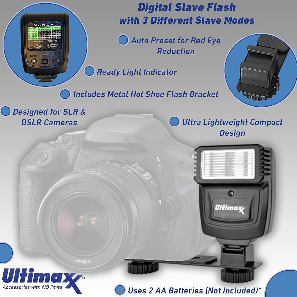 Kit de Accesorios Ultimaxx 55MM para Nikon D7100/D7200/D7500