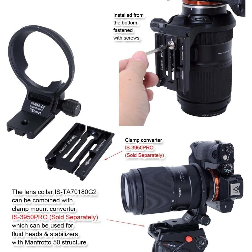 Anillo de Montaje en Trípode iShoot para Tamron 70-180mm F2.8