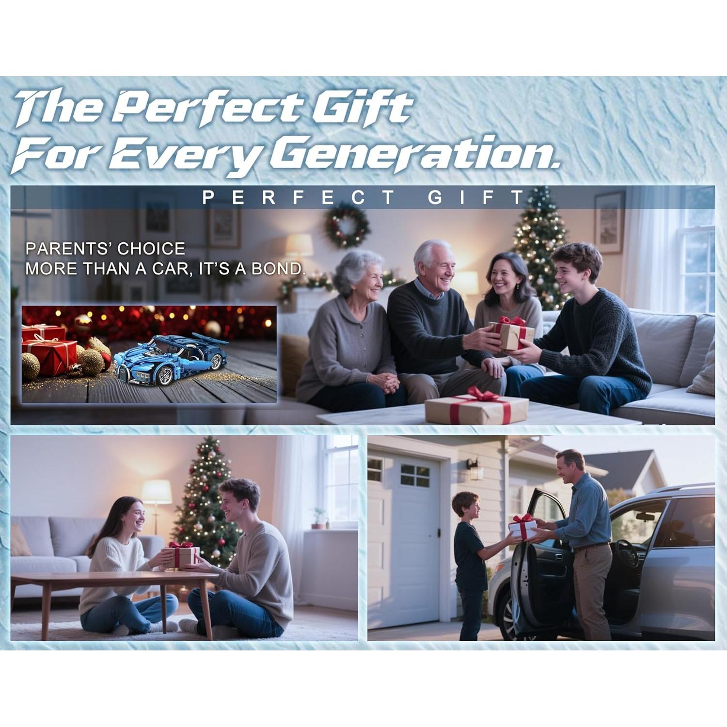 Juego de Carros de Carreras Sosuy 473 Pcs Azul 1:18