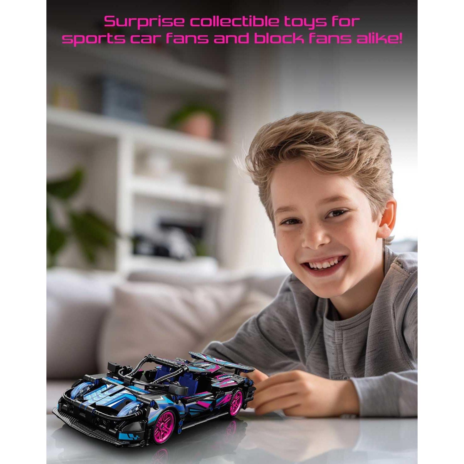 Set de Coche de Carreras Sosuy 1:18 513 Piezas Ciberpunk