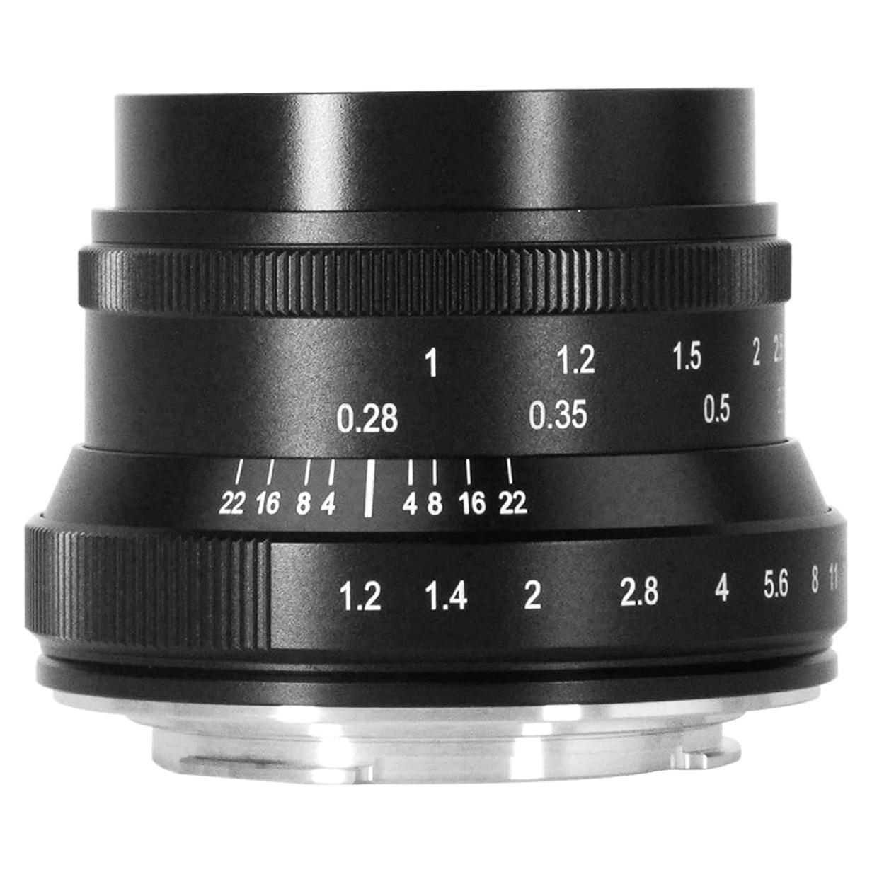 Lente Prime 35mm F1.2 7artisans para Cámaras M4/3