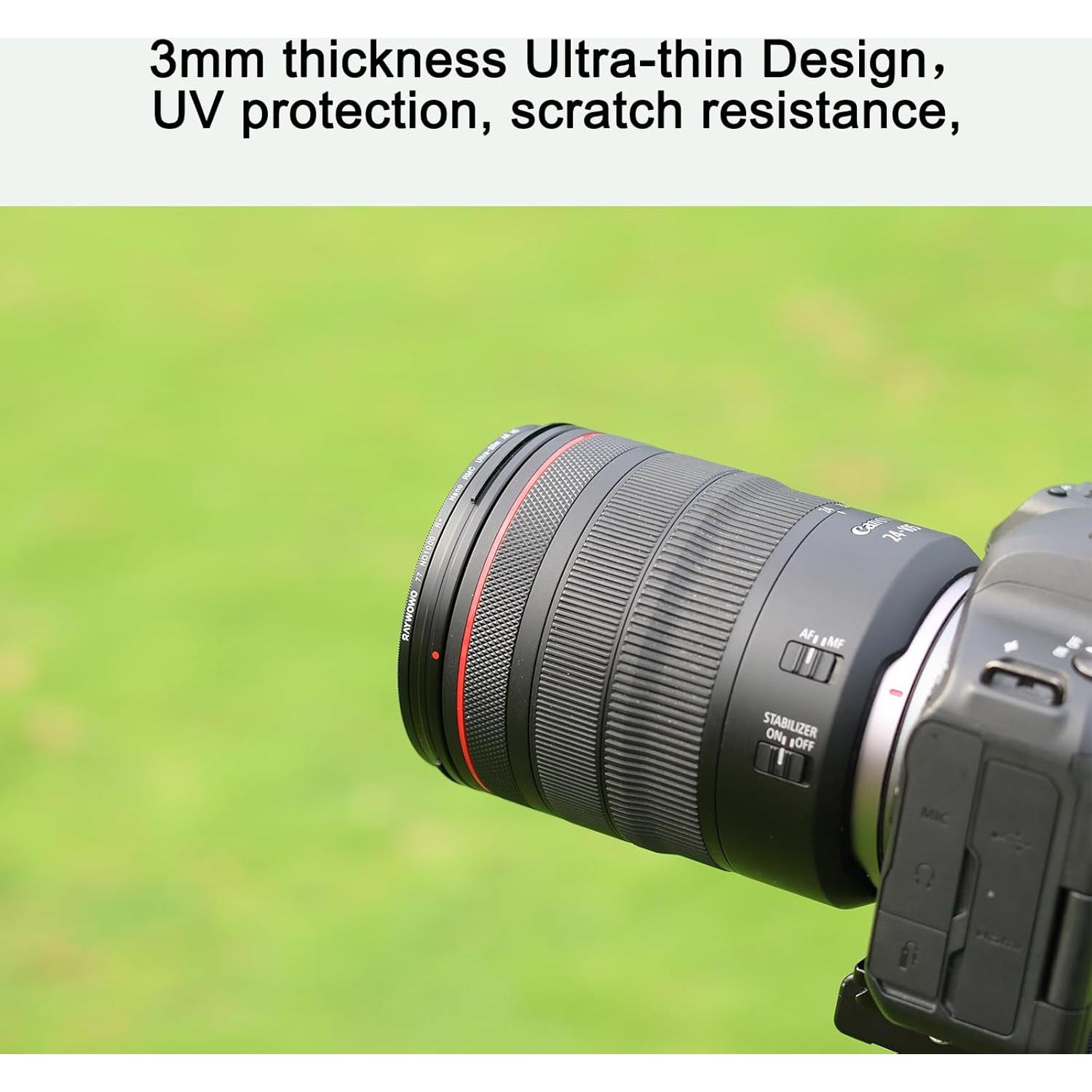 Filtro ND8 77mm Raywowo - Densidad Neutra Profesional