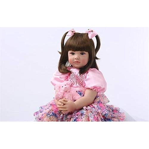 Muñeca Reborn iCradle 60 cm Silicona Suave Niña