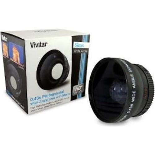 Convertidor Gran Angular y Macro Vivitar VIV-58W para Canon y Olympus