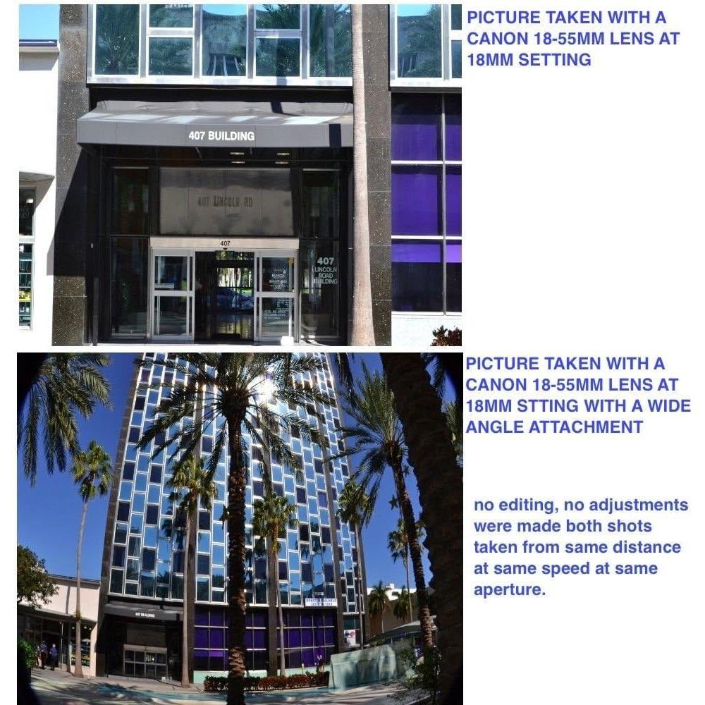 Convertidor Gran Angular y Macro Vivitar VIV-58W para Canon y Olympus