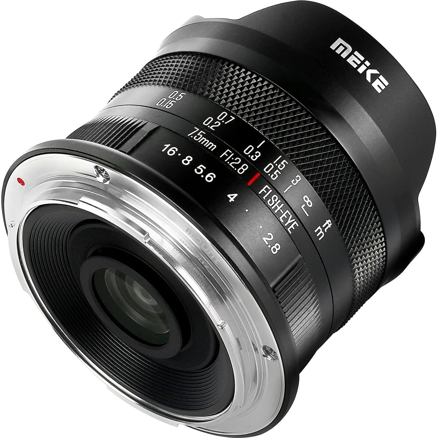 Lente Fisheye 7.5mm f2.8 Meike para Fujifilm X-Montura