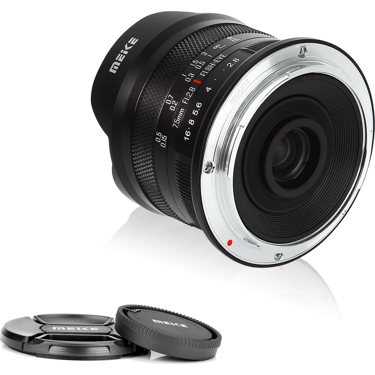 Lente Fisheye 7.5mm f2.8 Meike para Fujifilm X-Montura