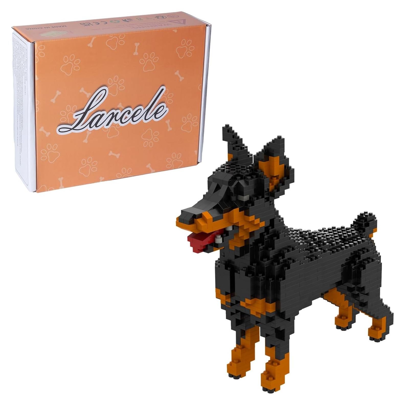 Conjunto de Bloques de Construcción Larcele Dobermann 957 Piezas