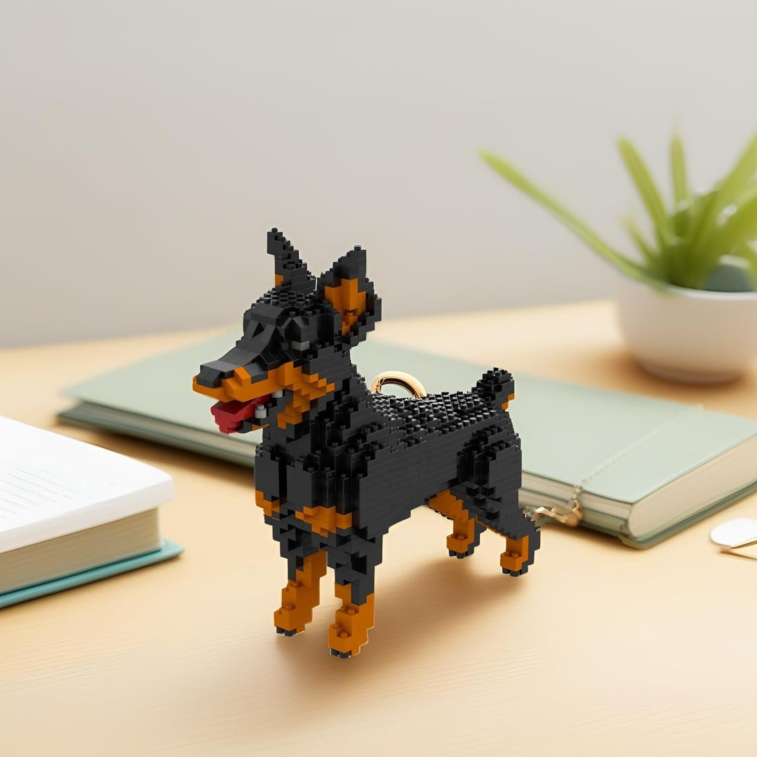 Conjunto de Bloques de Construcción Larcele Dobermann 957 Piezas