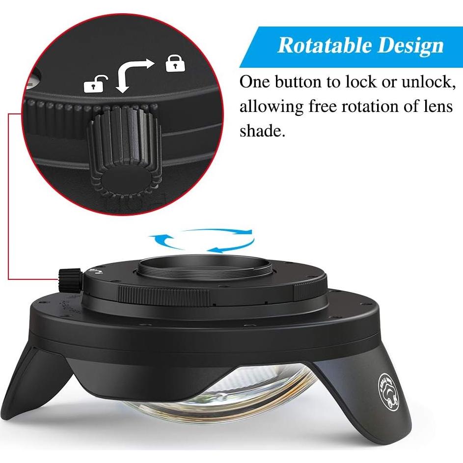 Lente Gran Angular Sea Frogs 67mm para Cámaras Subacuáticas