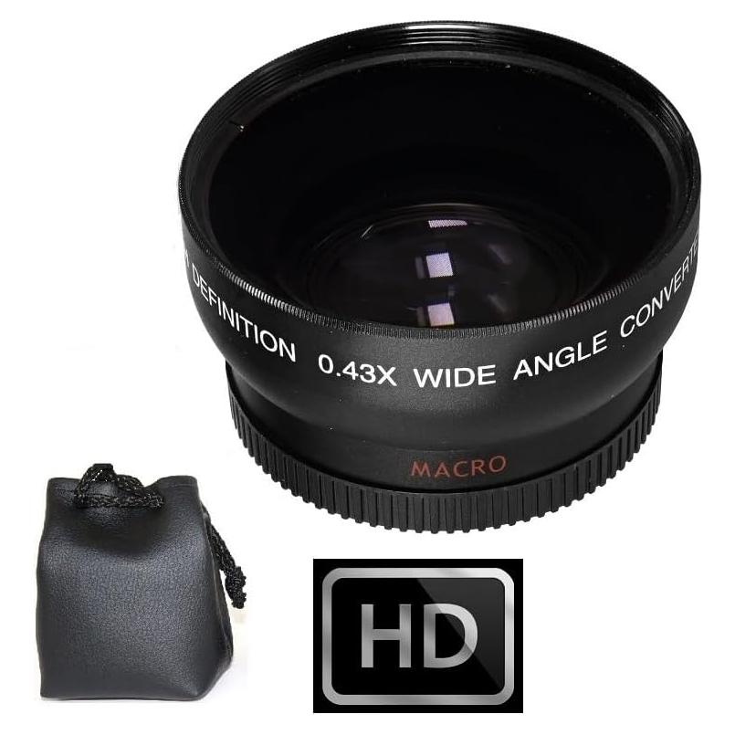 Lente Gran Angular HD 0.43x con Macro para FujiFilm X-E3 58mm