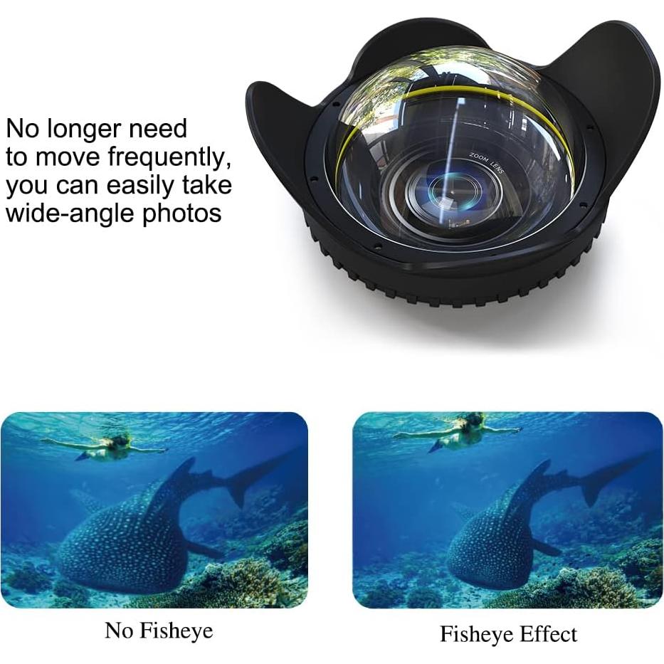Lente Gran Angular Sea Frogs FE-1 67mm para Carcasa Submarina