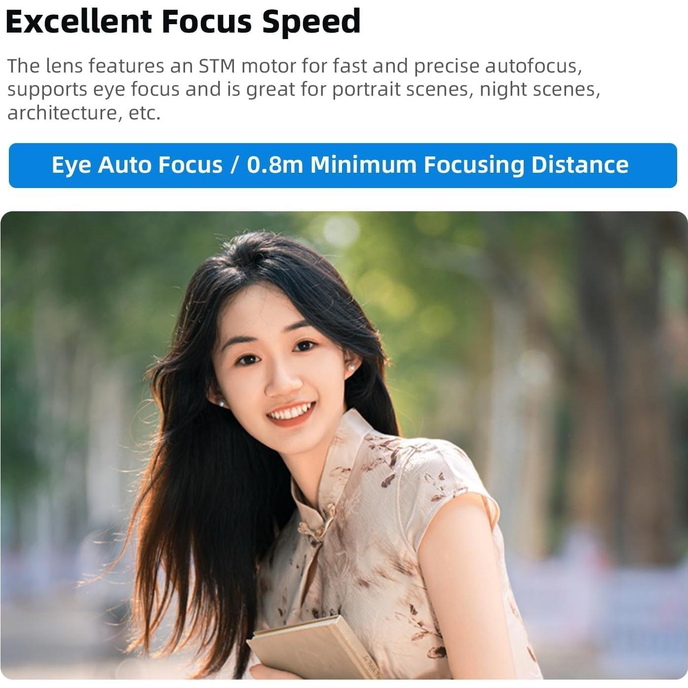 Lente de Retrato 7artisans 85mm F1.8 AF para Montura L