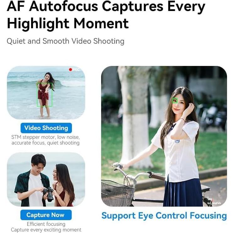 Lente de Retrato 7artisans 85mm F1.8 AF para Montura L