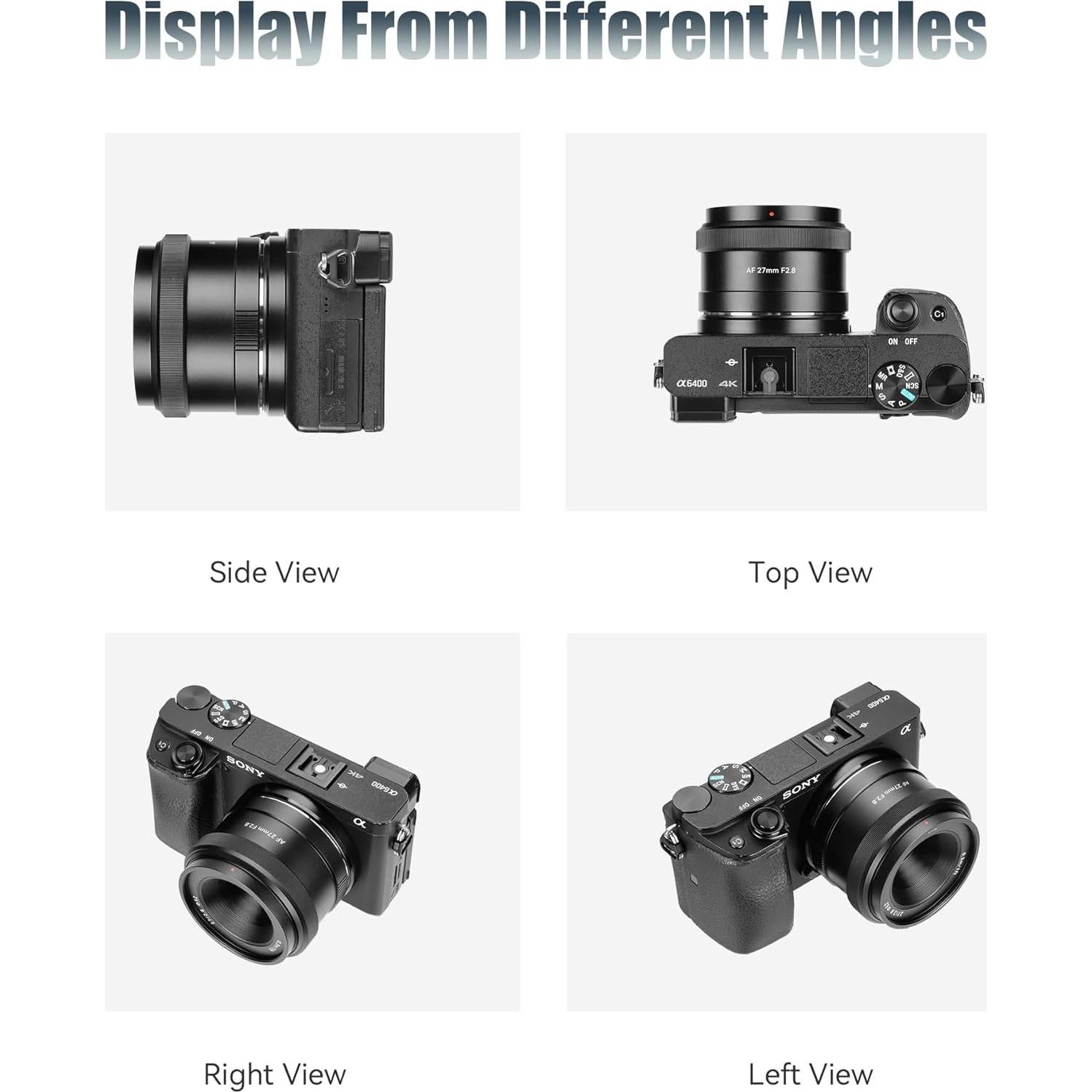 Lente 7artisans AF 27mm F2.8 para cámaras Sony E - Autoenfoque