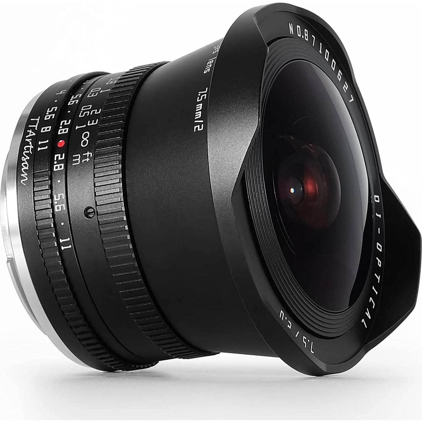 Lente Ojo de Pez 7.5mm F2 TTArtisan para Nikon Z - Gran Angular 180°