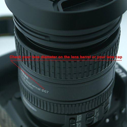 Capucha de Lente SIOTI 46mm Aluminio Mate Antirreflejo