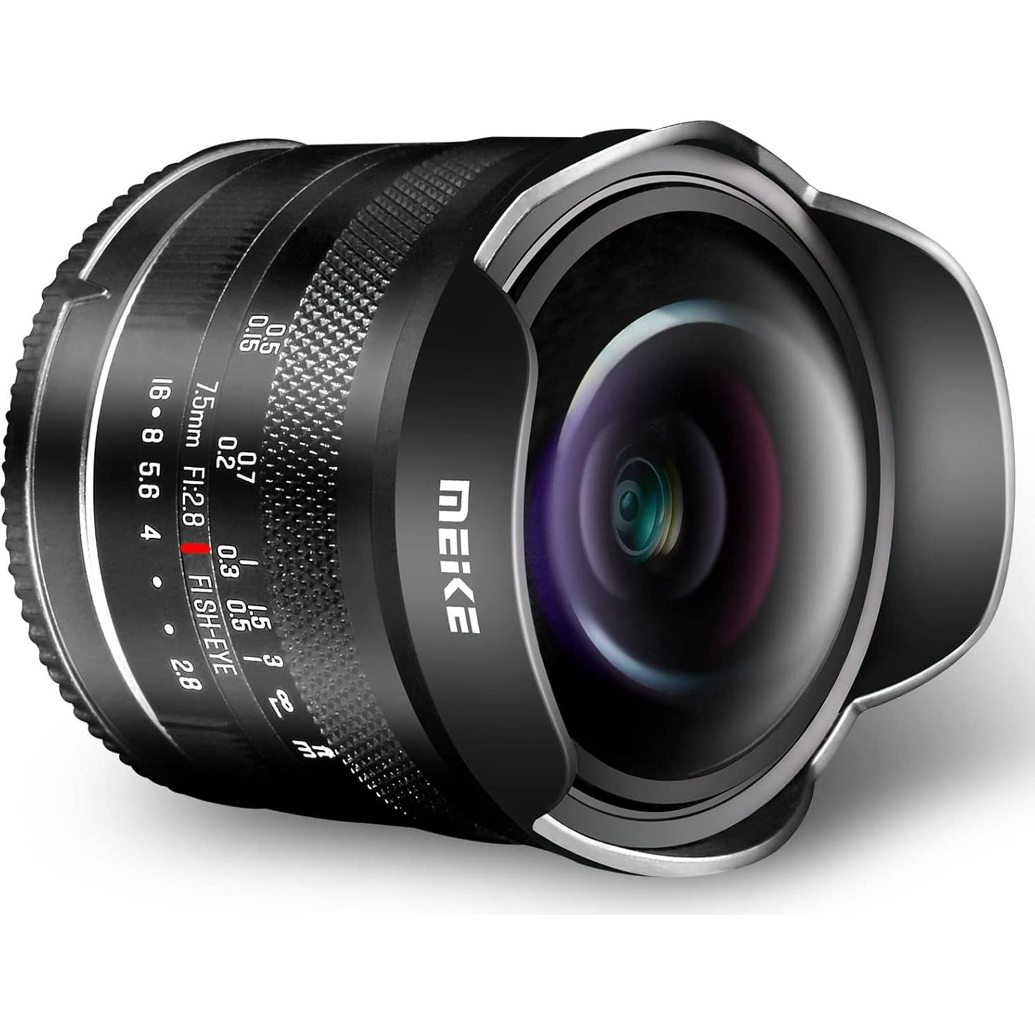 Lente Ojo de Pez Meike 7.5mm f2.8 para Canon EOS M