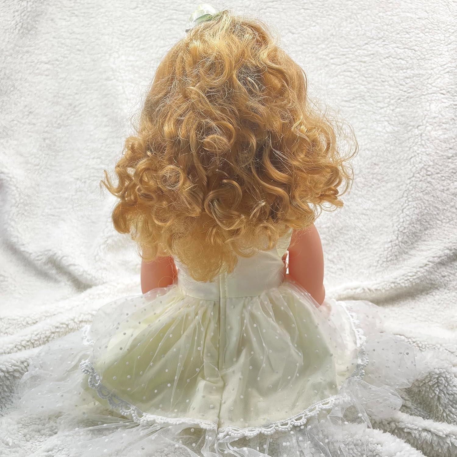 Muñeca Recién Nacida Realista JURONG 22 cm Vestido Amarillo