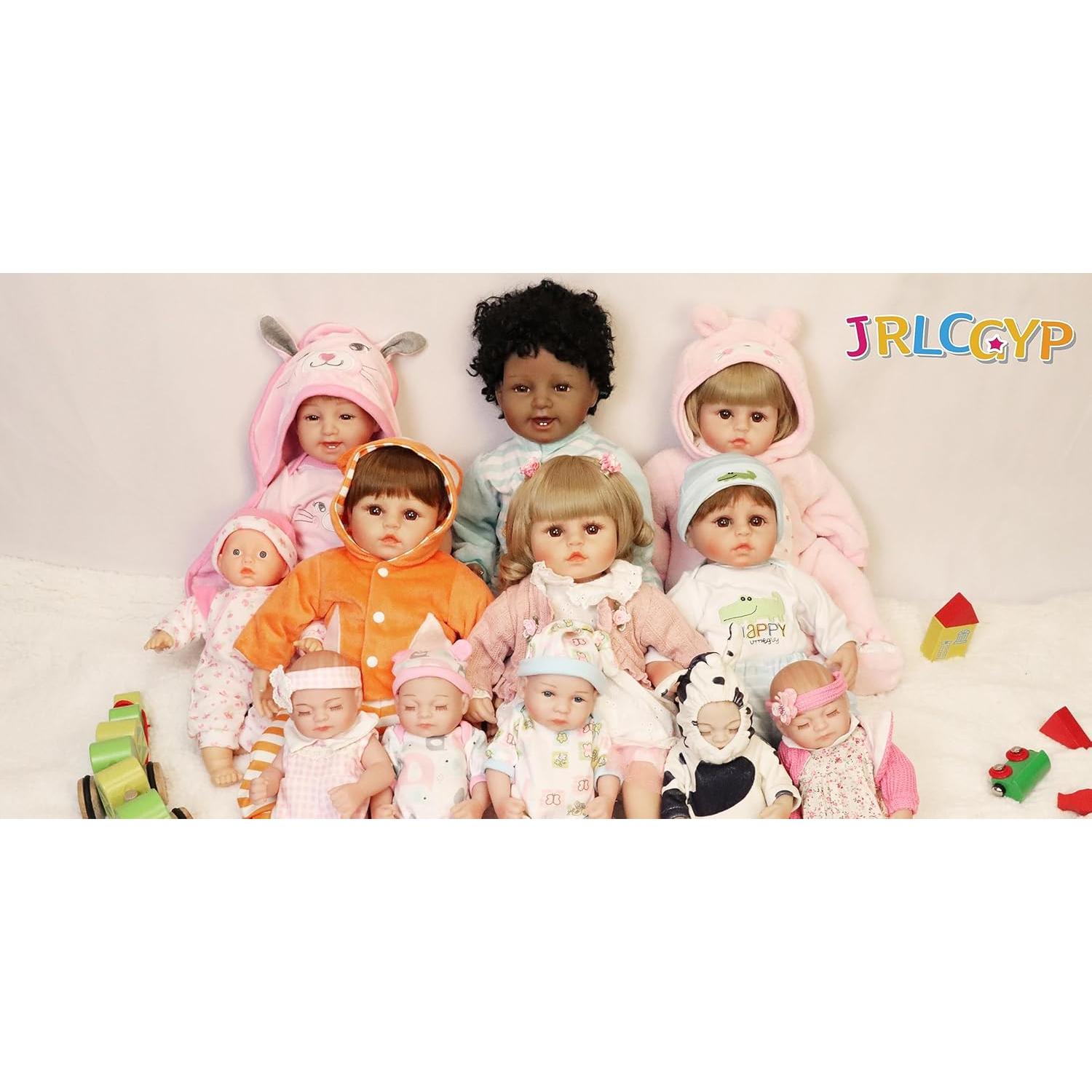 Muñeca Recién Nacida Realista JURONG 22 cm Vestido Amarillo