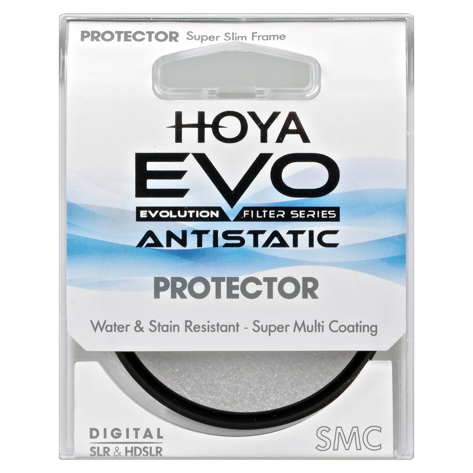 Filtro Protector Antiestático Hoya Evo 77mm - Repelente Agua y Polvo