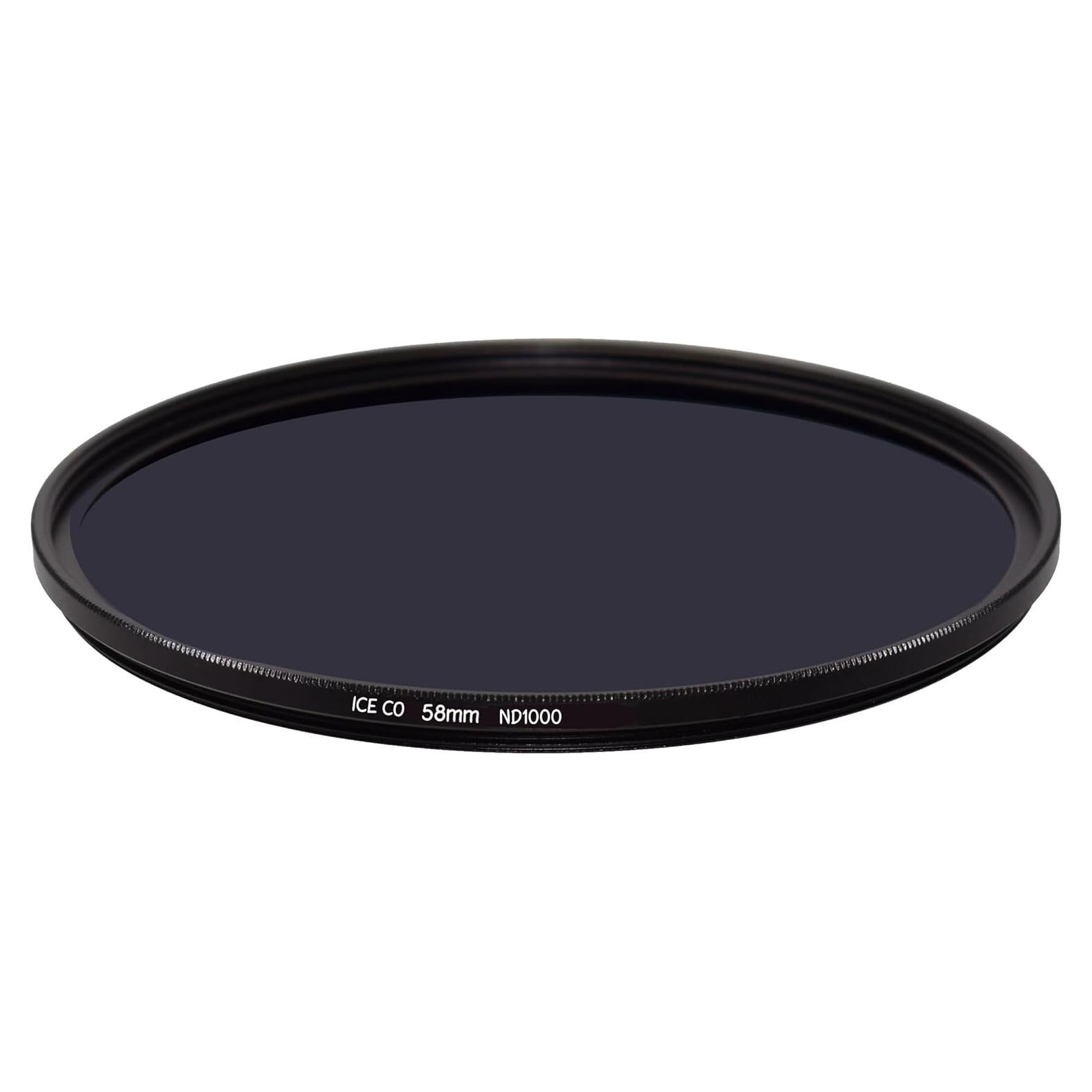 Filtro Densidad Neutra ND 1000 10 Paradas 58mm ICE CO