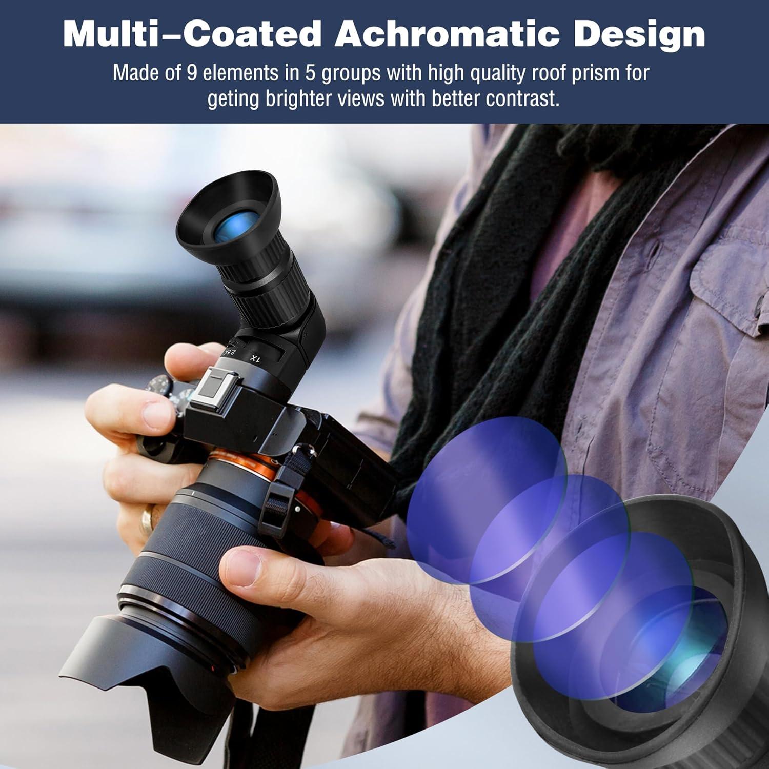 Buscador de Ángulo Recto Tydeux 360° con Magnificación 1X/2.5X