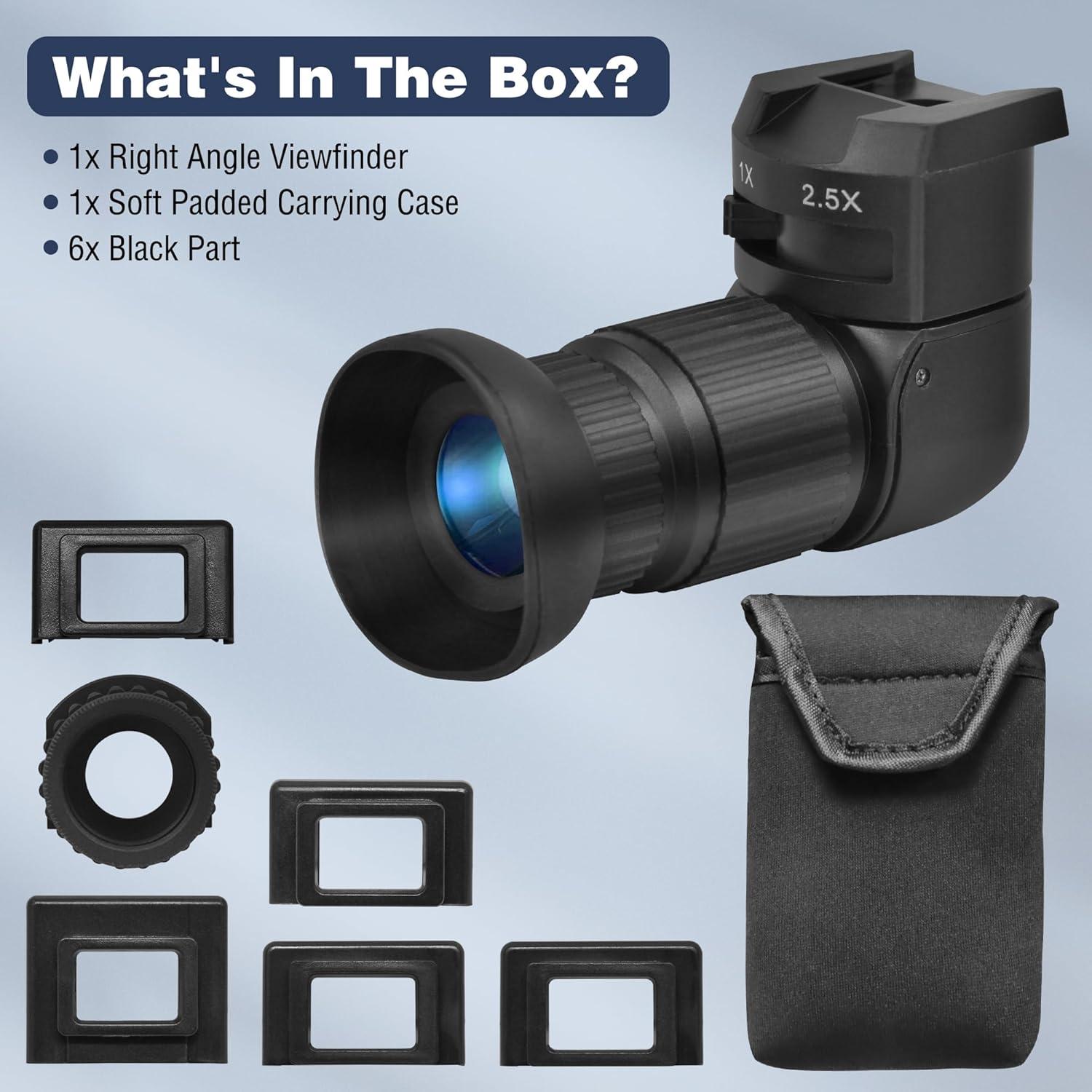 Buscador de Ángulo Recto Tydeux 360° con Magnificación 1X/2.5X