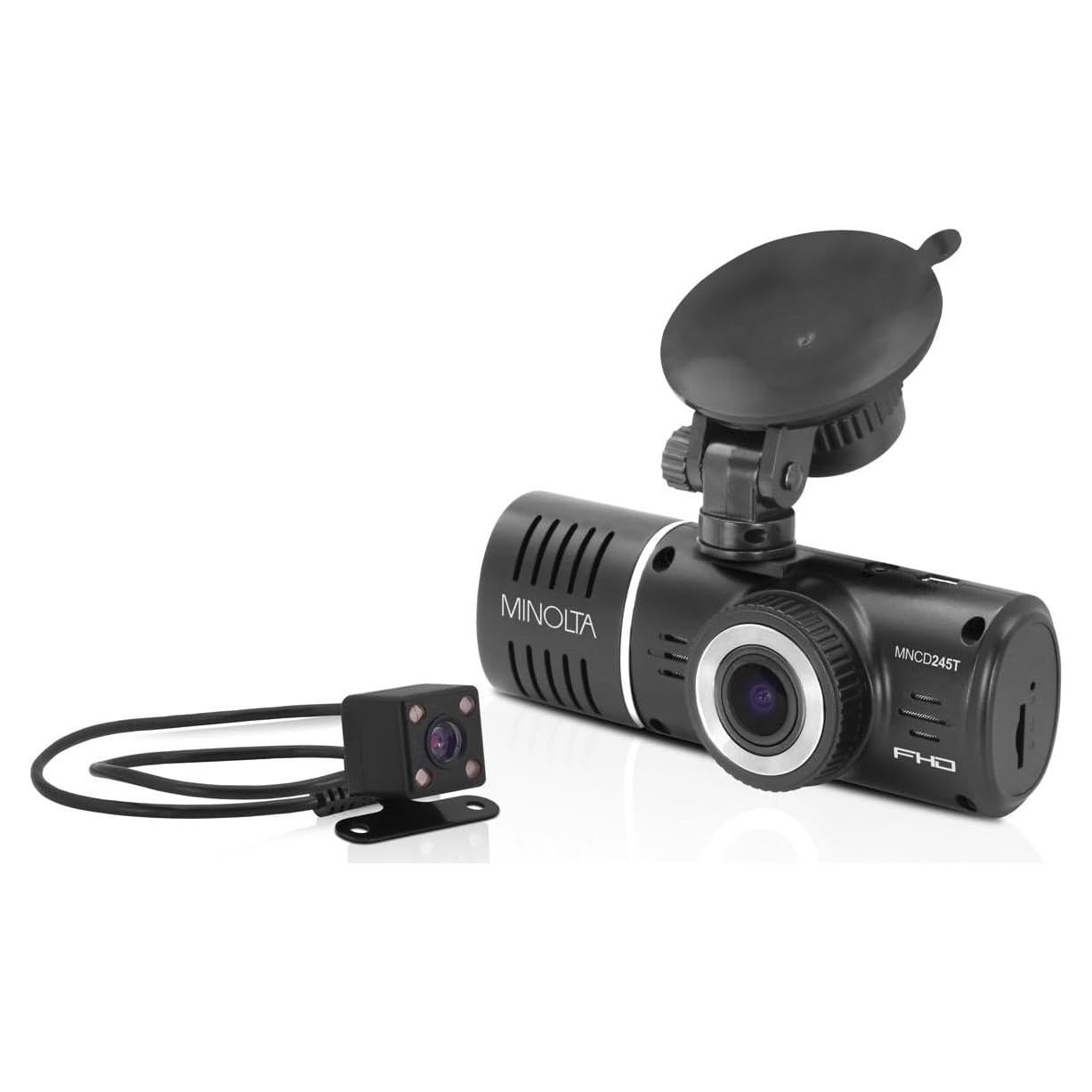 Grabadora de Coche Minolta MNCD245T 3 Canales 1080p LCD 2.45"