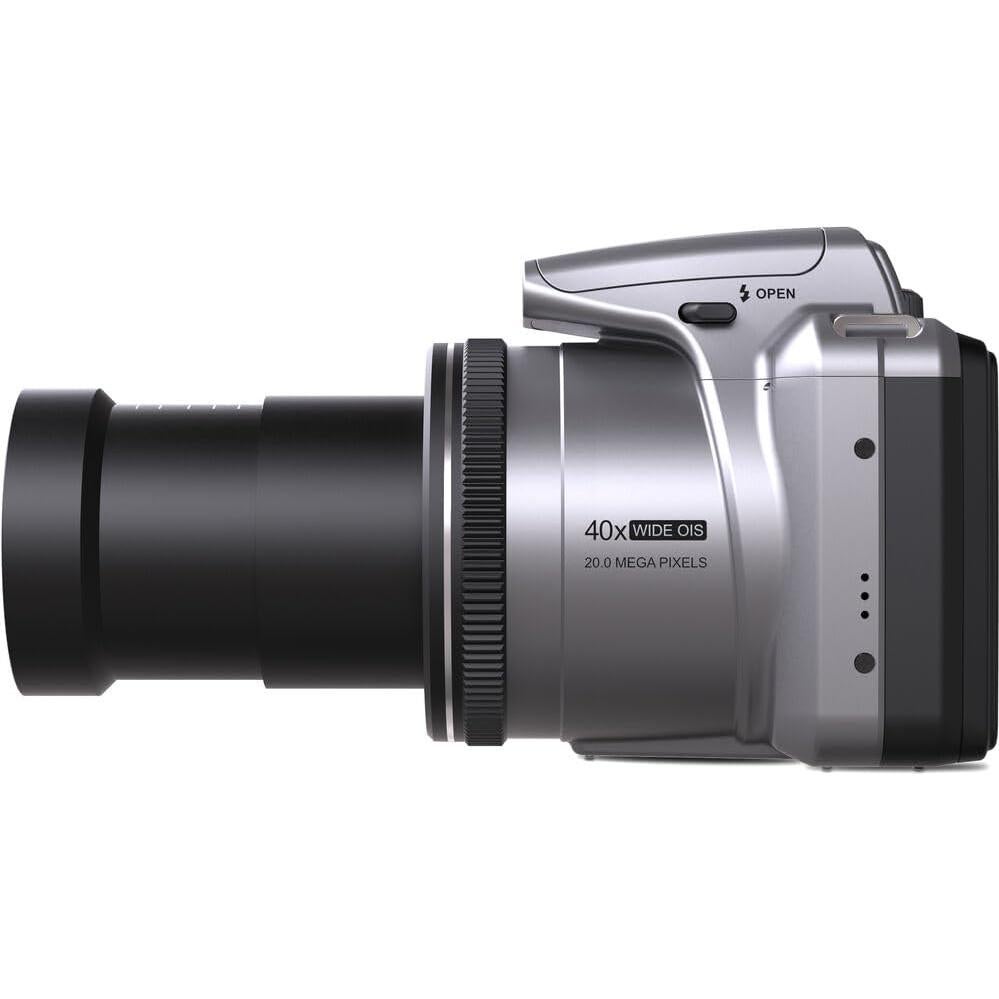 Cámara Digital Minolta MN40Z 20MP 40x Zoom Óptico Plata