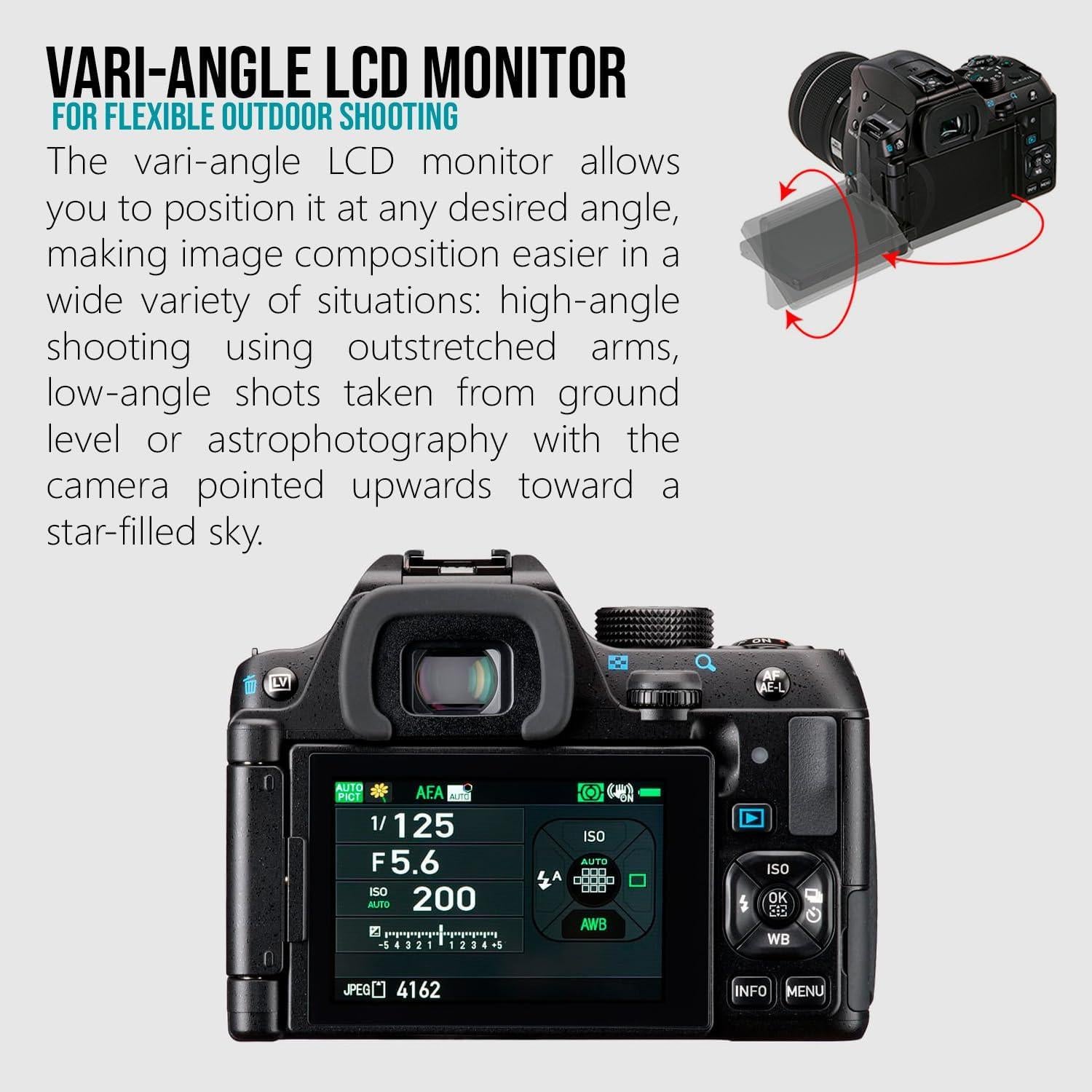 Cámara DSLR Pentax KF + Lente 35mm + Accesorios 64GB