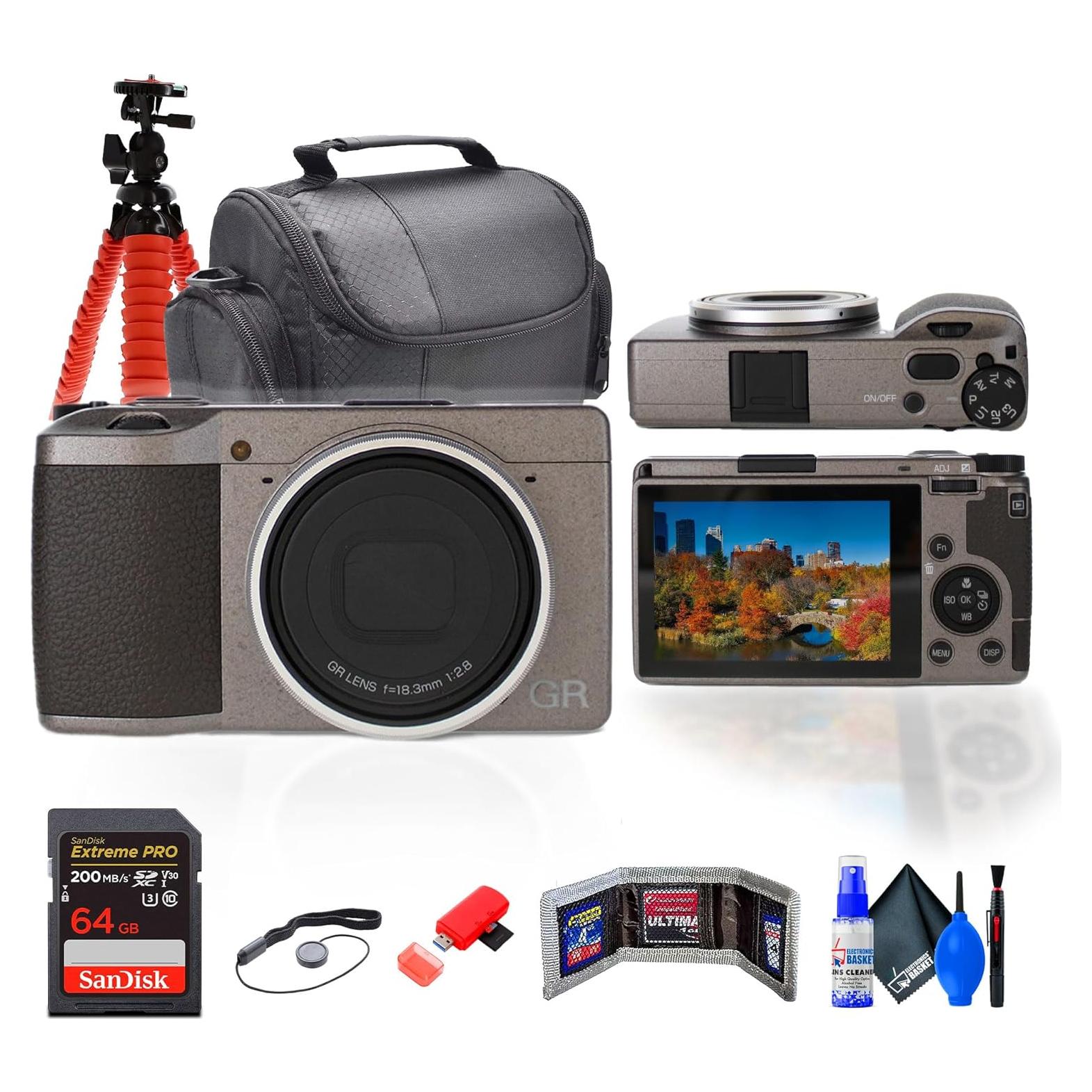 Cámara Digital Ricoh GR III Edición Diario 24.2MP + Accesorios