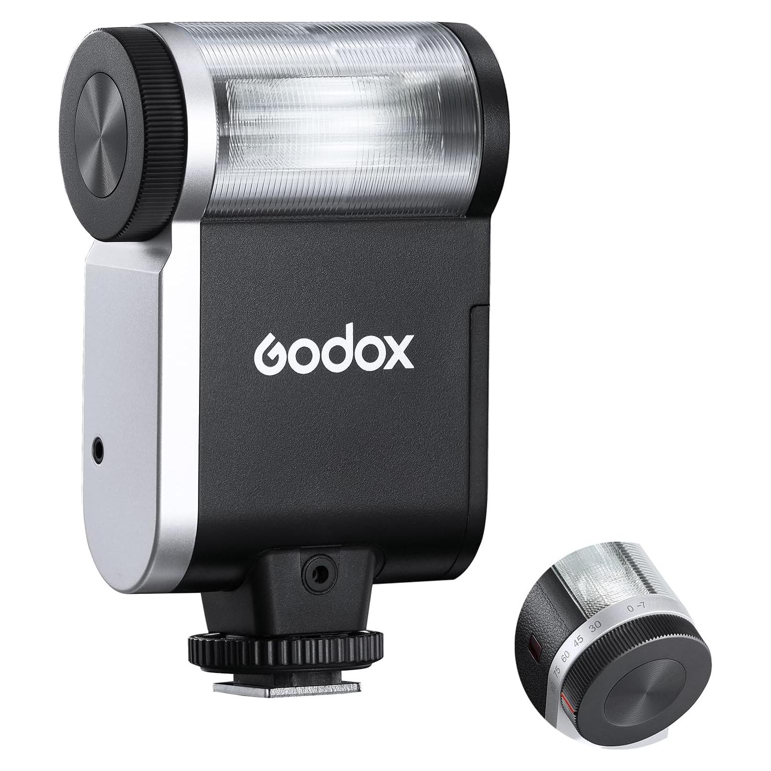 Flash Godox iA32 Mini para Cámara - GN15, 8 Niveles Potencia
