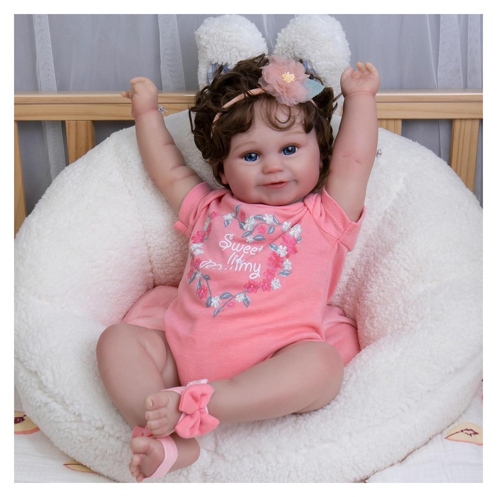 Muñeca Reborn Milidool 20 Pulgadas Hecha a Mano Realista