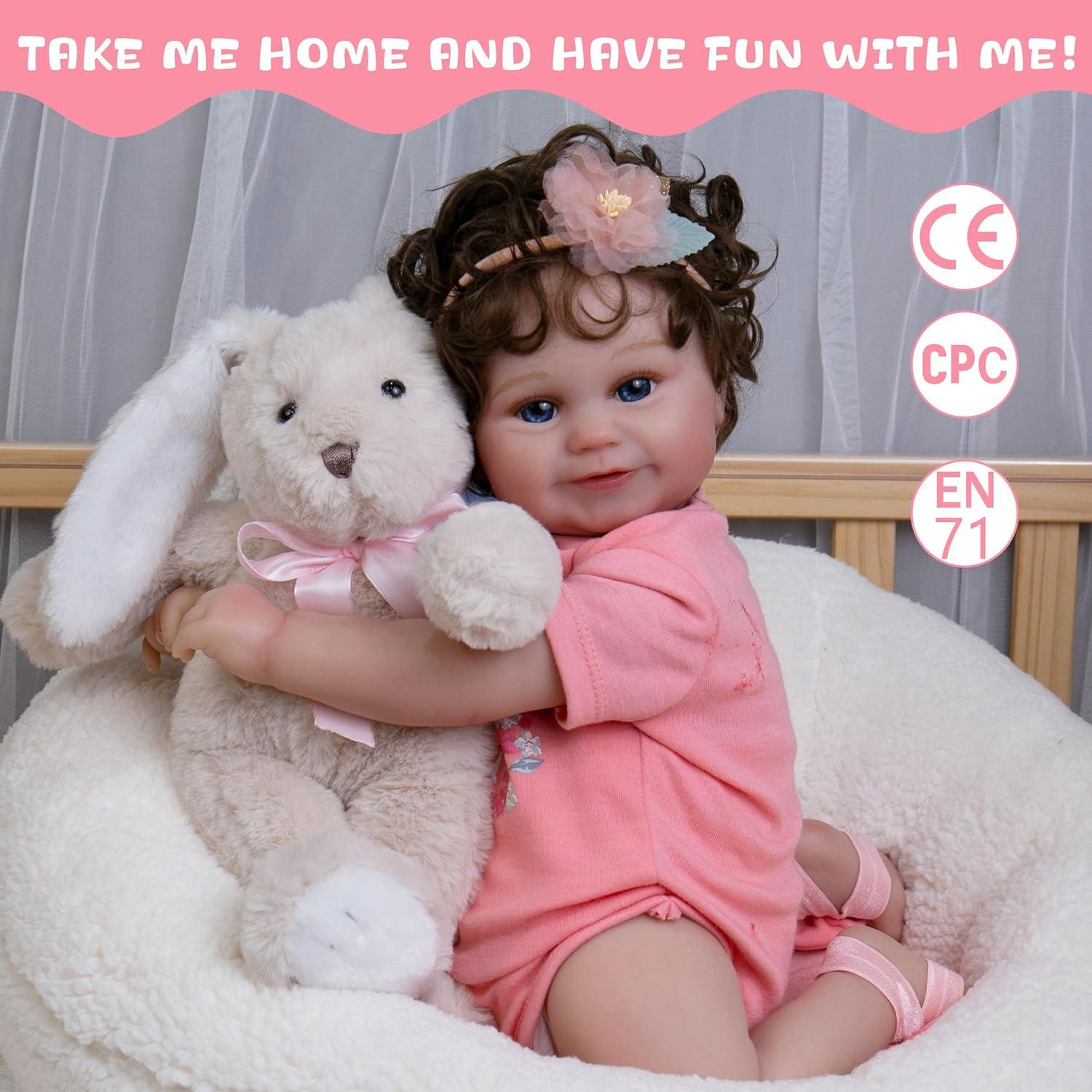 Muñeca Reborn Milidool 20 Pulgadas Hecha a Mano Realista