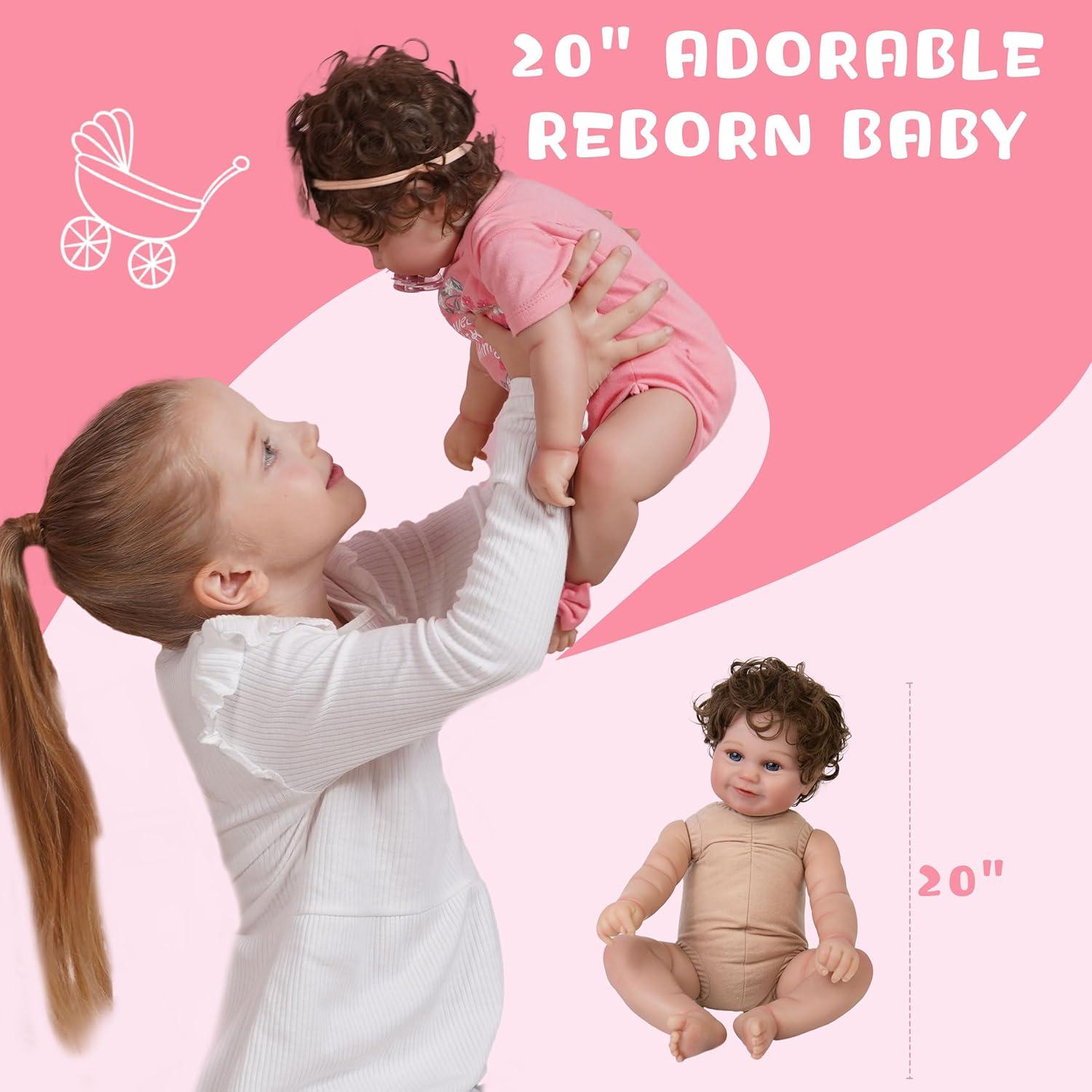 Muñeca Renacida Milidool 20" (50,8 cm) Realista