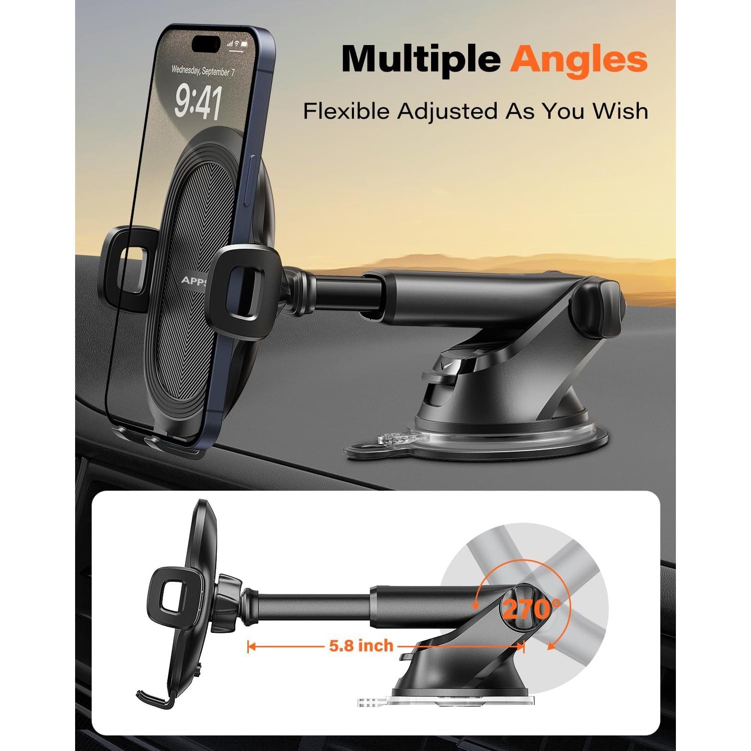 Soporte para teléfono con ventosa Wiiki-Tech Suction