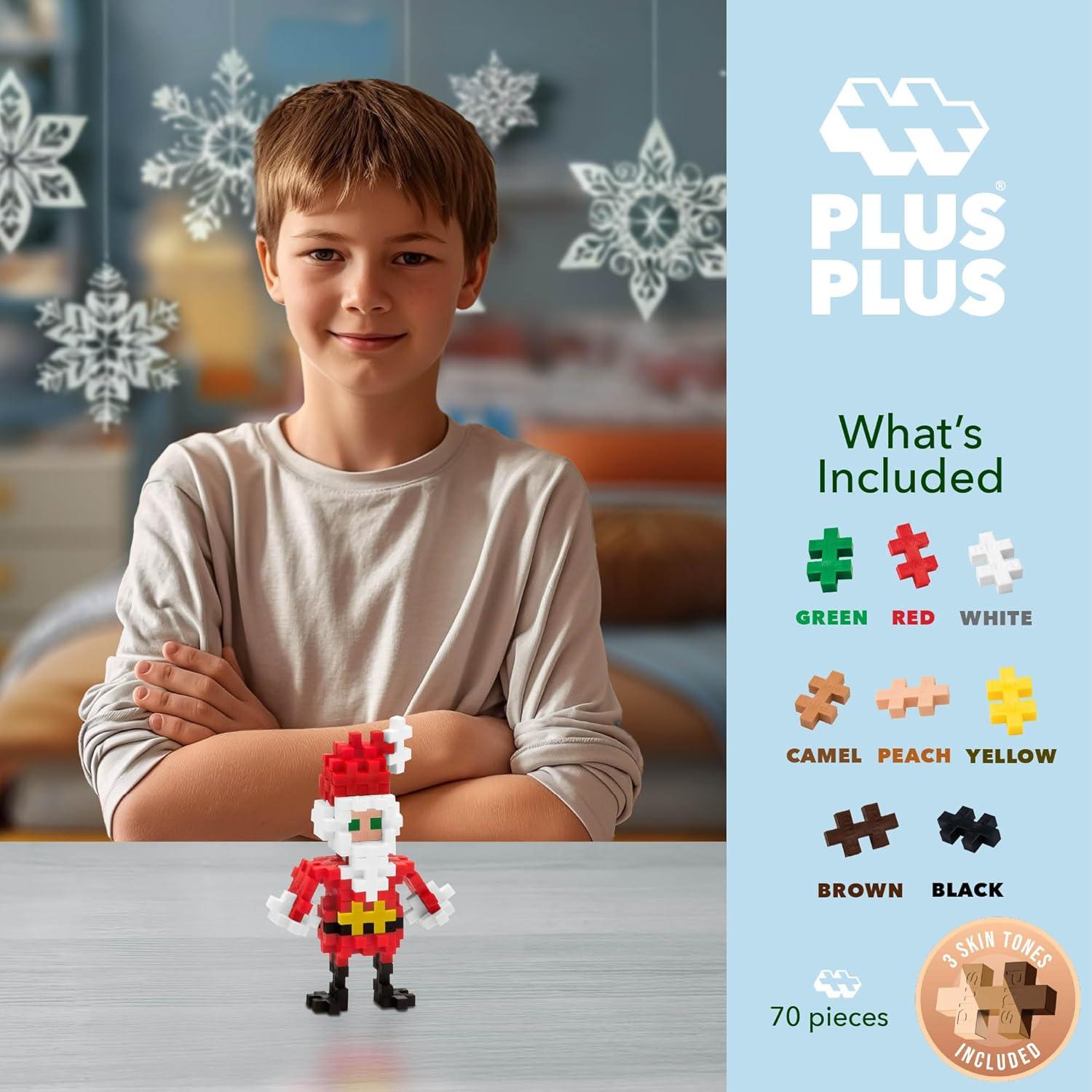 Juego de Construcción Plus Plus Santa Claus 70 Piezas