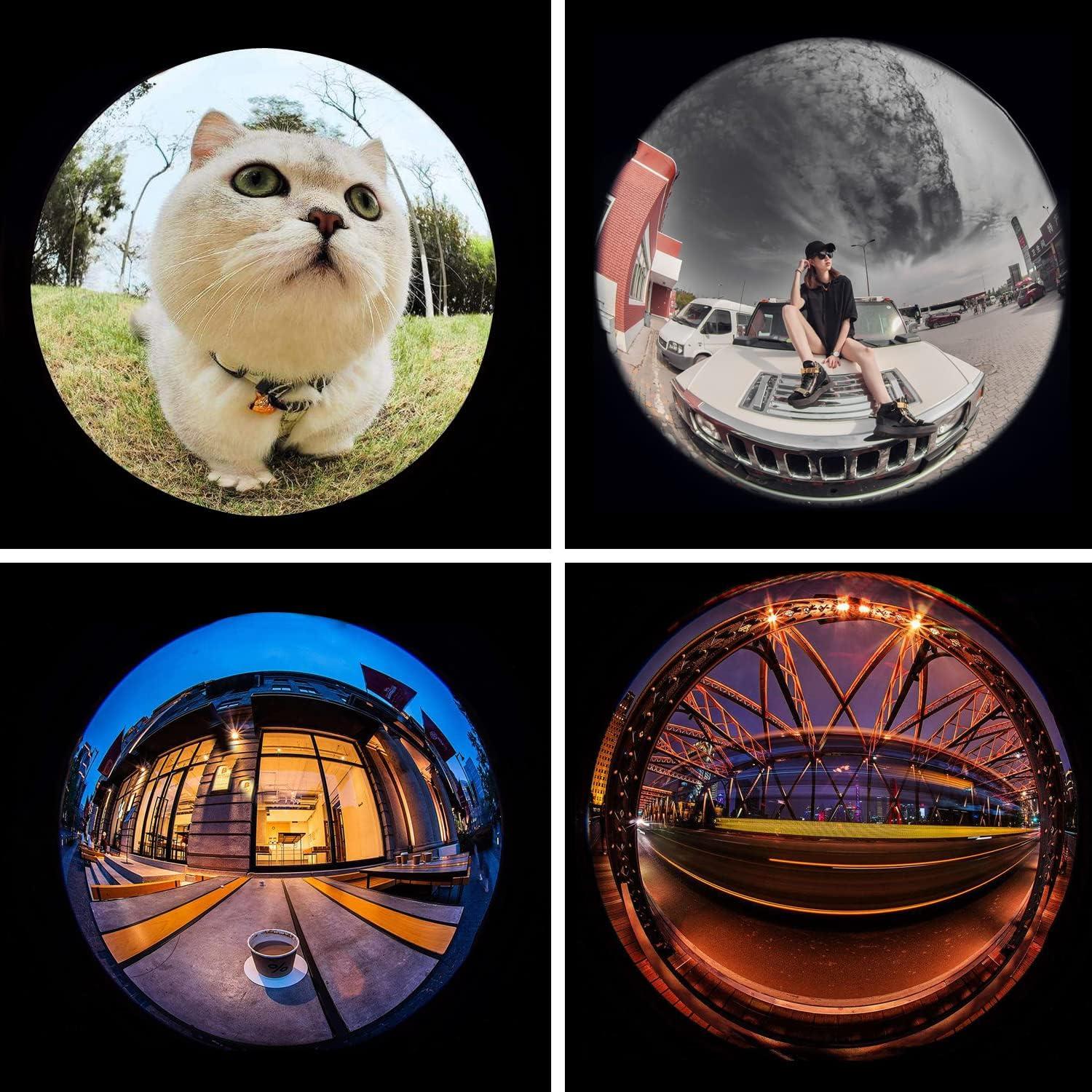 Lente Ojo de Pez 210° BIGBIGRIVER para Teléfonos Móviles