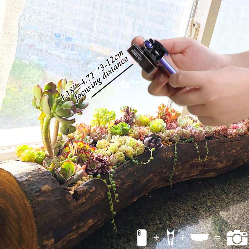 Lente Macro JEVOCOM 30-120mm para Teléfonos Móviles